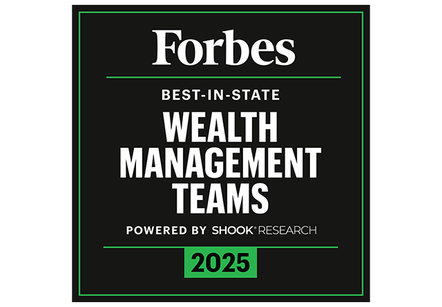 Forbes Best-In-State Wealth Management Teams 2025 Shook Registered Research Copyright 2025 Forbes LLC Used with permission